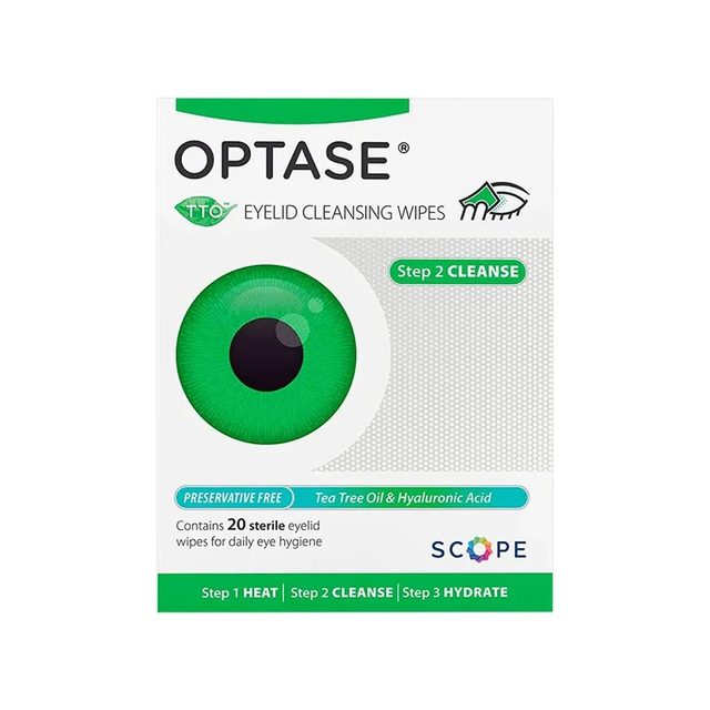 Optase Tea Tree Oil Lid Wipes